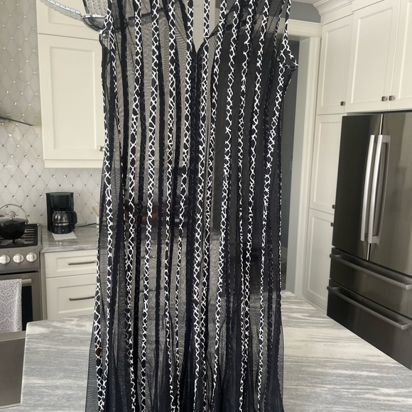 Sandra Darren amazing resort wear beach pool cover up dress size small 🧉🌴 - Picture 11 of 17